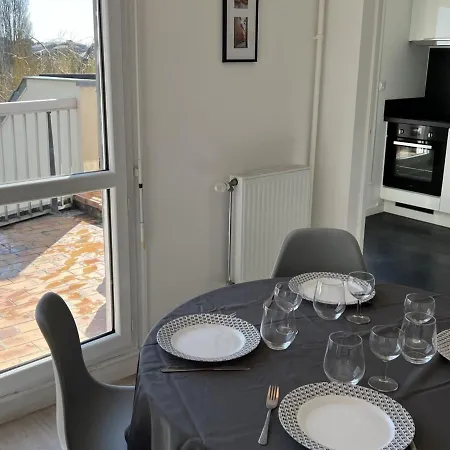 Bel Avec Terrasse, 2 Pieces, Proche Centre-ville, 4 Pers., Parking, Wifi, Animaux Acceptes - Fr-1-487-344